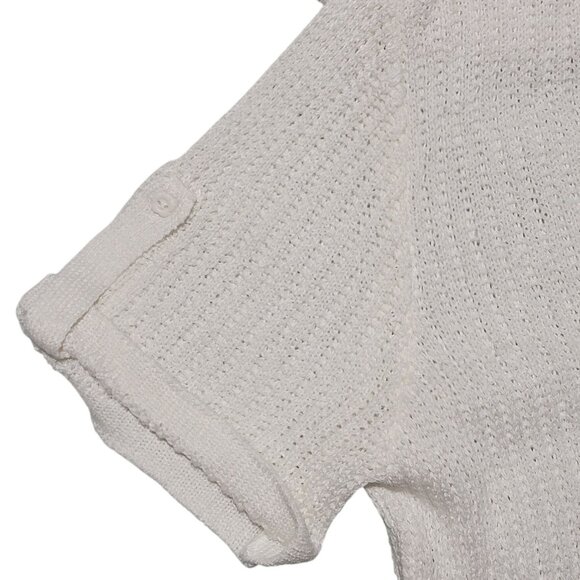 Daniel Buchler Crochet Knitted boho Swim Cover Up Beach Bohemian Sexy Sheer - Picture 5 of 10